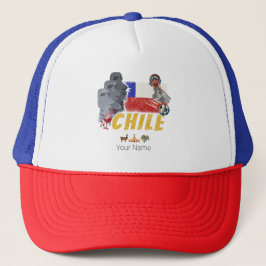 Chili  Paaseilandvlag en Alpaca Trucker Pet