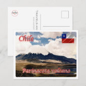 Chili - Parinacota Volcano - Briefkaart (Voorkant / Achterkant)