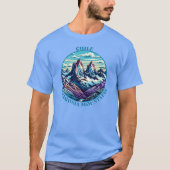 Chili Patagonië Bergen T-shirt (Voorkant)