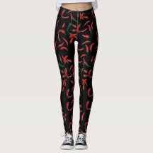Chili Patroon| Rood Zwart en Groen
