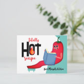 Chili Peper lezen Smart Food Recept kaarten (Staand voorkant)