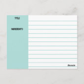 Chili Peper lezen Smart Food Recept kaarten (Achterkant)