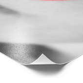 Chili peper lippen foto afdruk (Hoek)