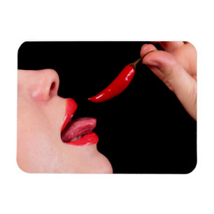 Chili peper lippen magneet