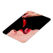 Chili peper lippen magneet (Linkerzijde)