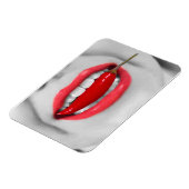 Chili peper lippen magneet (Linkerzijde)