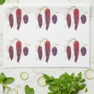 CHILI PEPERS Keukendoek Theedoek