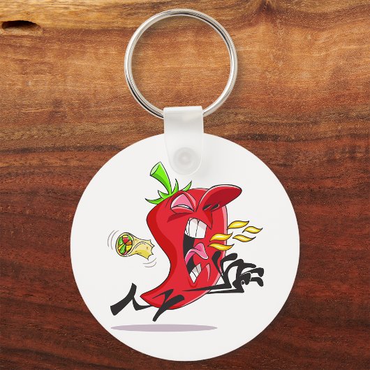 Chili Pepper Ademen Vuur Sleutelhanger