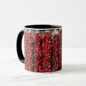 Chili Pepper Black 11 oz Combo Mok (Voorkant links)
