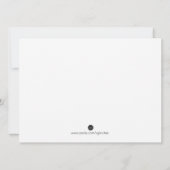 Chili Pepper Bruiloft repetitie diner uitnodigen Kaart (Achterkant)