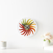 Chili Pepper Clock Ronde Klok (Huis)