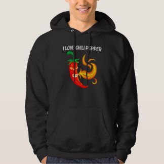 Chili Pepper For Men Women Red Spicy Flaming Jalap Hoodie