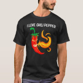 Chili Pepper For Men Women Red Spicy Flaming Jalap T-shirt (Voorkant)