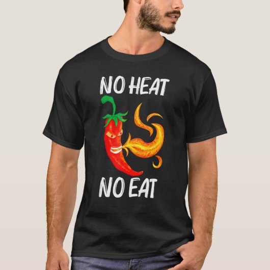 Chili Pepper For Men Women Red Spicy Flaming Jalap T-shirt (Voorkant)