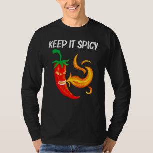Chili Pepper For Men Women Red Spicy Flaming Jalap T-shirt