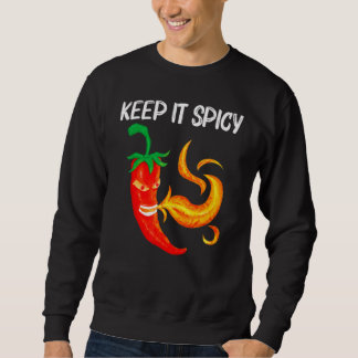 Chili Pepper For Men Women Red Spicy Flaming Jalap Trui