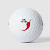Chili Pepper Golfballen (Voorkant)