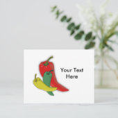 Chili Pepper Group Briefkaart (Staand voorkant)
