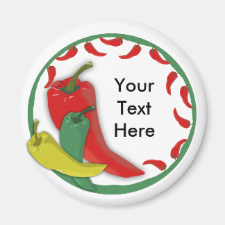 Chili Pepper Group Circle Lijst3 Magneet