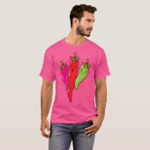 Chili Pepper Hotness Spice Scoville T-shirt (Voorkant volledig)
