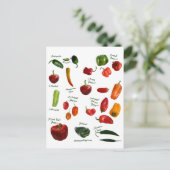 Chili Pepper ID Briefkaart (Staand voorkant)