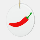 Chili Pepper Keramisch Ornament (Links)