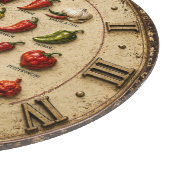 Chili Pepper Kitchen Rustic Farmhouse Chef Gift Snijplank (Hoek)