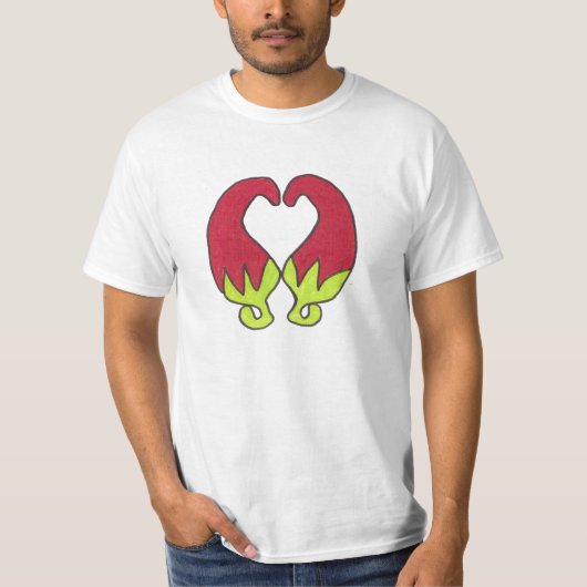 Chili Pepper Love T-shirt (Voorkant)