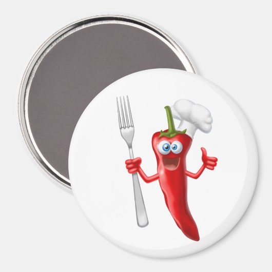 Chili Pepper Magnet (Voorkant / Achterkant)