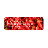Chili Pepper Mailing Labels (Voorkant)