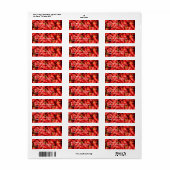 Chili Pepper Mailing Labels (Full Sheet)