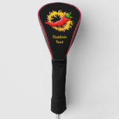 Chili Pepper met vlam Golfheadcover (Voorkant)