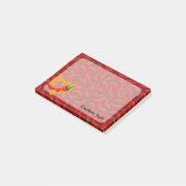 Chili Pepper met vlamhart Post-it® Notes (Schuin)