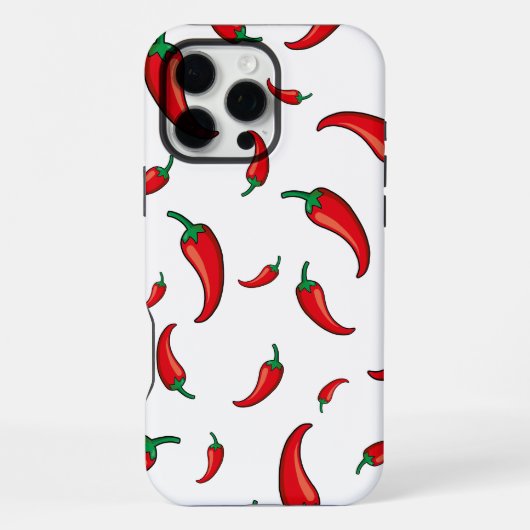 Chili pepper party iPhone hoesje (Achterkant)