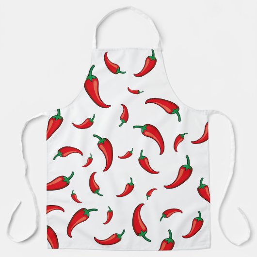 Chili pepper party schort (Voorkant)