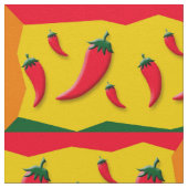 Chili Pepper Party Stof (Close Up)