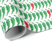 Chili Pepper Patroon Cadeaupapier (Rol Hoek)