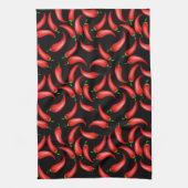 Chili Pepper Pattern Kitchen Towel Theedoek (Verticaal)
