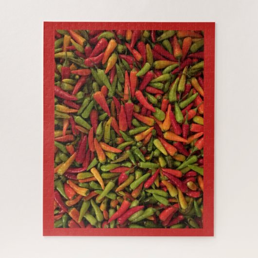 Chili Pepper puzzle Legpuzzel (Verticaal)