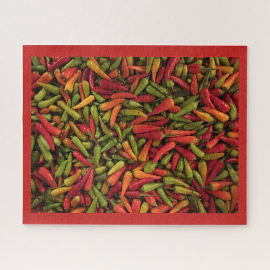 Chili Pepper puzzle Legpuzzel (Horizontaal)