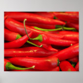 Chili Pepper Red Hot Poster (Voorkant)