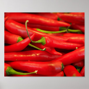 Chili Pepper Red Hot Poster