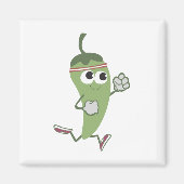 Chili Pepper Runner Magneet (Voorkant)