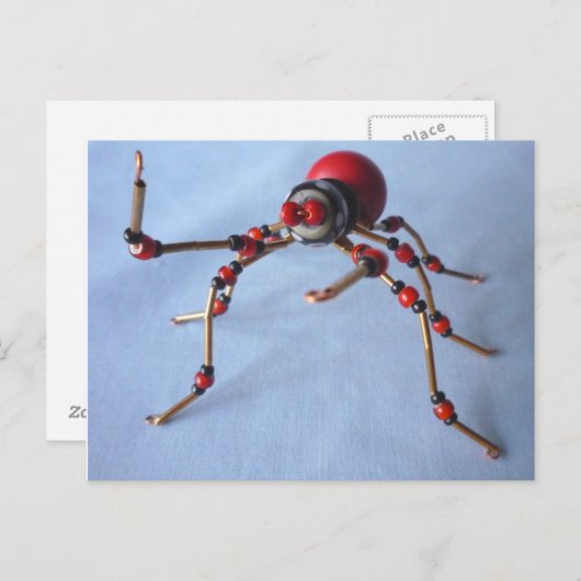 Chili Pepper Spider Briefkaart (Voorkant / Achterkant)