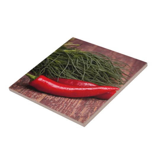 Chili Pepper Tegeltje (Zijkant)