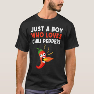 Chili Pepper voor jongens Kinder Spicy Habanero Ch T-shirt