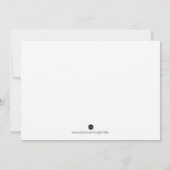 Chili Pepper Wedding Rehearsal Dinner Invite Kaart (Achterkant)