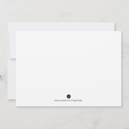 Chili Pepper Wedding Rehearsal Dinner Invite Kaart (Achterkant)