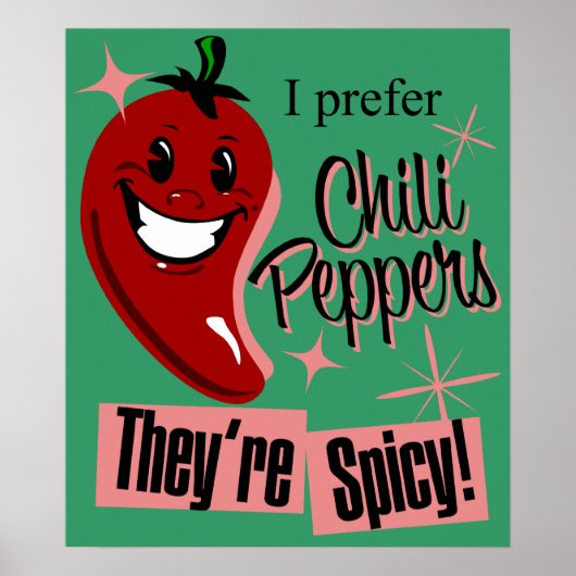 Chili Peppers $24,95 Art Poster (Voorkant)