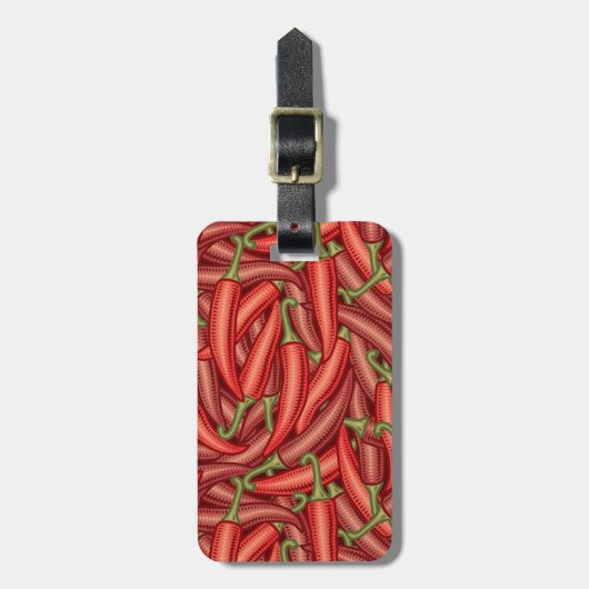 Chili Peppers Bagagelabel (Voorkant verticaal)